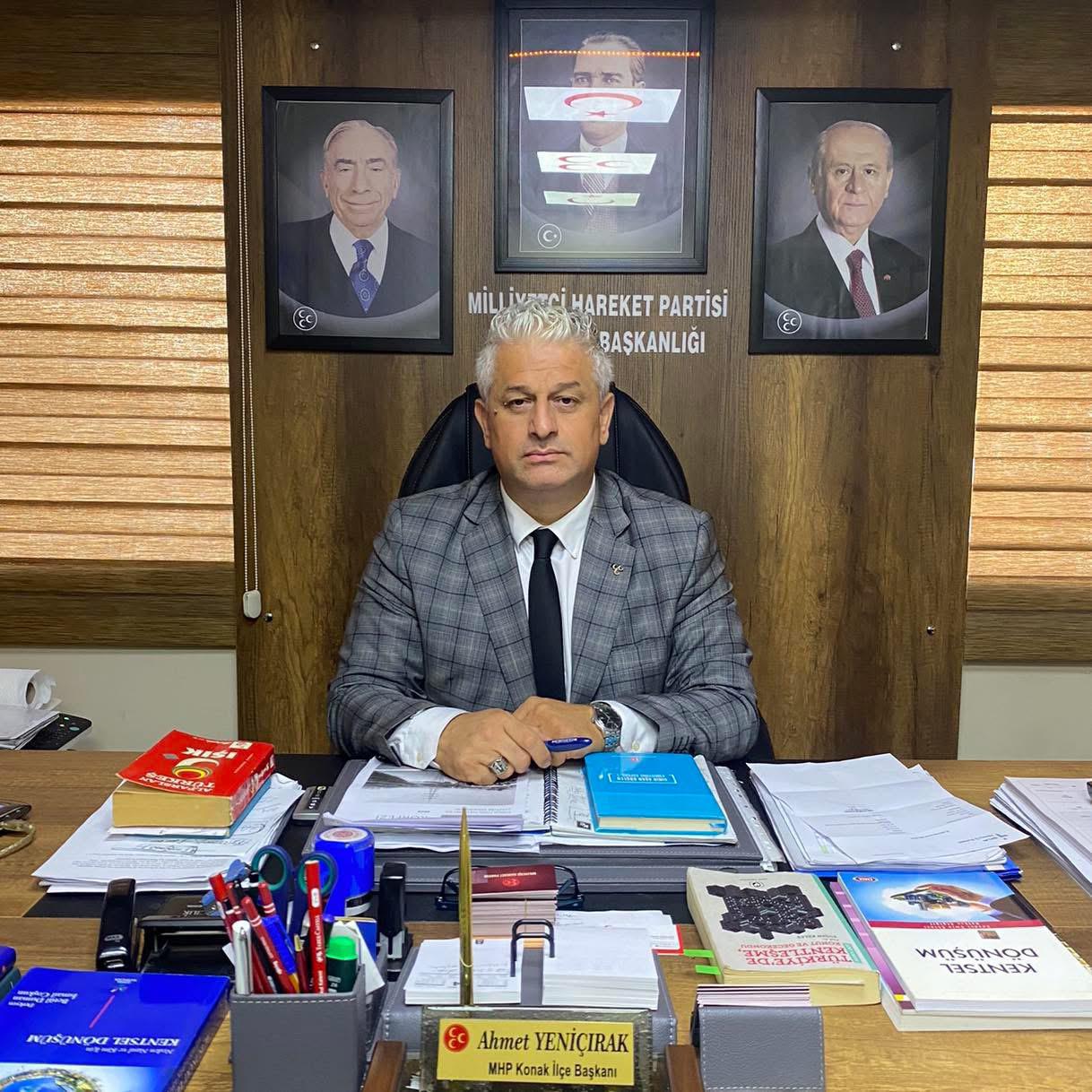 MHP KONAK İLÇE BAŞKANI AHMET YENİÇIRAK’TAN  ZAM AÇIKLAMASI